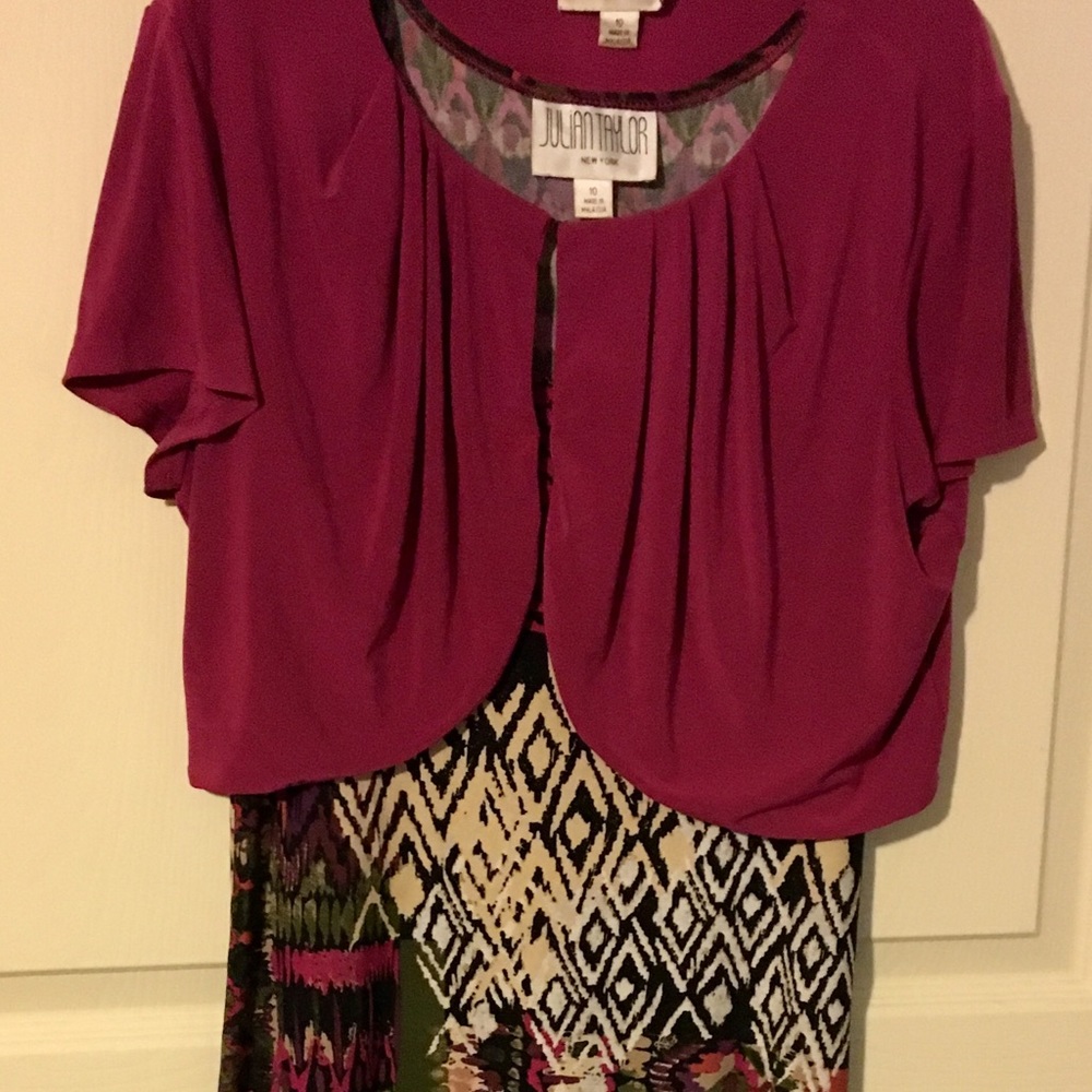 Dress with cover